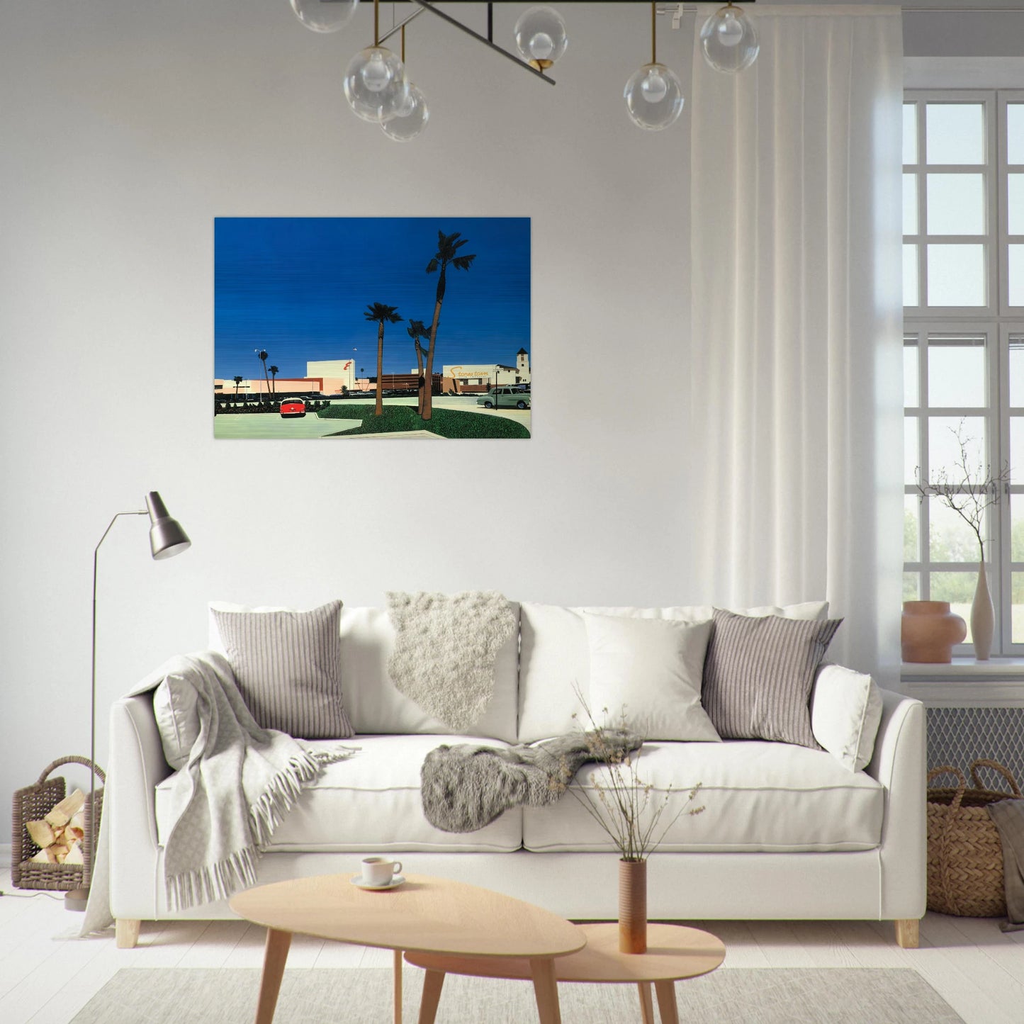 In the beginning Stonestown - Hiroshi Nagai Brushed Aluminum Print - 70x100 cm / 28x40 inches | Hiroshi Nagai Aluminum Print | Hiroshi Nagai Prints
