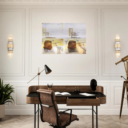 THE CHAIR - Salvador Dali Brushed Aluminum Print - 70x100 cm / 28x40 inches | Salvador Dali Aluminum Print | Salvador Dali Prints