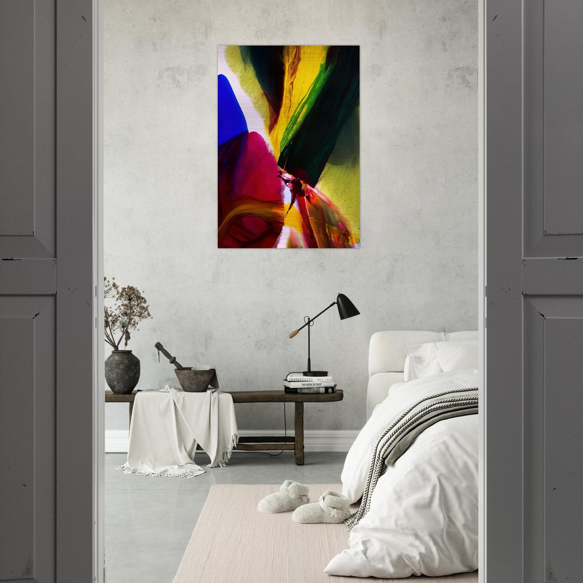 Phenomena Phoenix Equinox - Paul Jenkins Brushed Aluminum Print - 70x100 cm / 28x40 inches | Paul Jenkins Aluminum Print | Paul Jenkins Prints