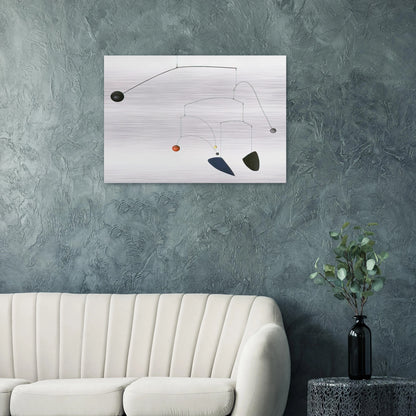 MOBILE 1932 - Alexander Calder Brushed Aluminum Print - 70x100 cm / 28x40 inches | Alexander Calder Aluminum Print | Alexander Calder Prints