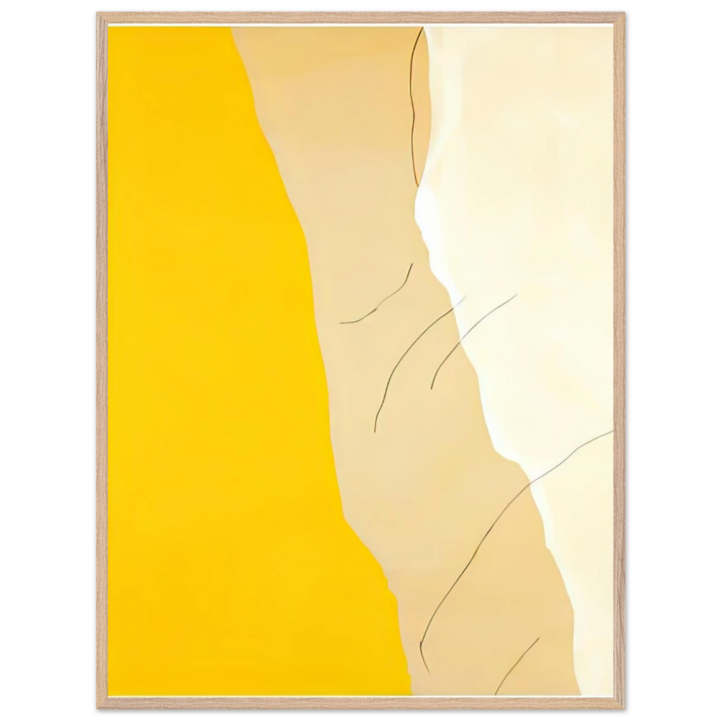 Helen Frankenthaler - Mornings, 1971- Wall Art - 30x40 cm / 12x16 inches - Premium Wooden Framed Poster With Fine Art Paper-canvas - Wood frame