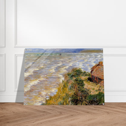 Rising Tide at Pourville - claude monet Acrylic Print - 70x100 cm / 28x40″ inches | claude monet Wall Art | claude monet Prints