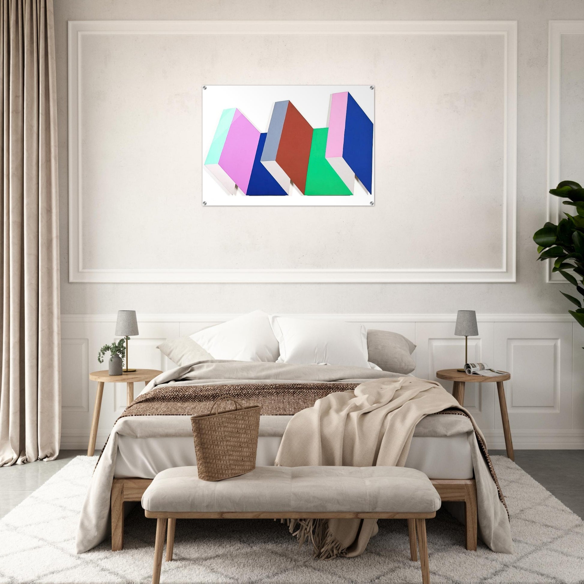 Fold One - 1968 - Thomas Downing Acrylic Print - 70x100 cm / 28x40″ inches