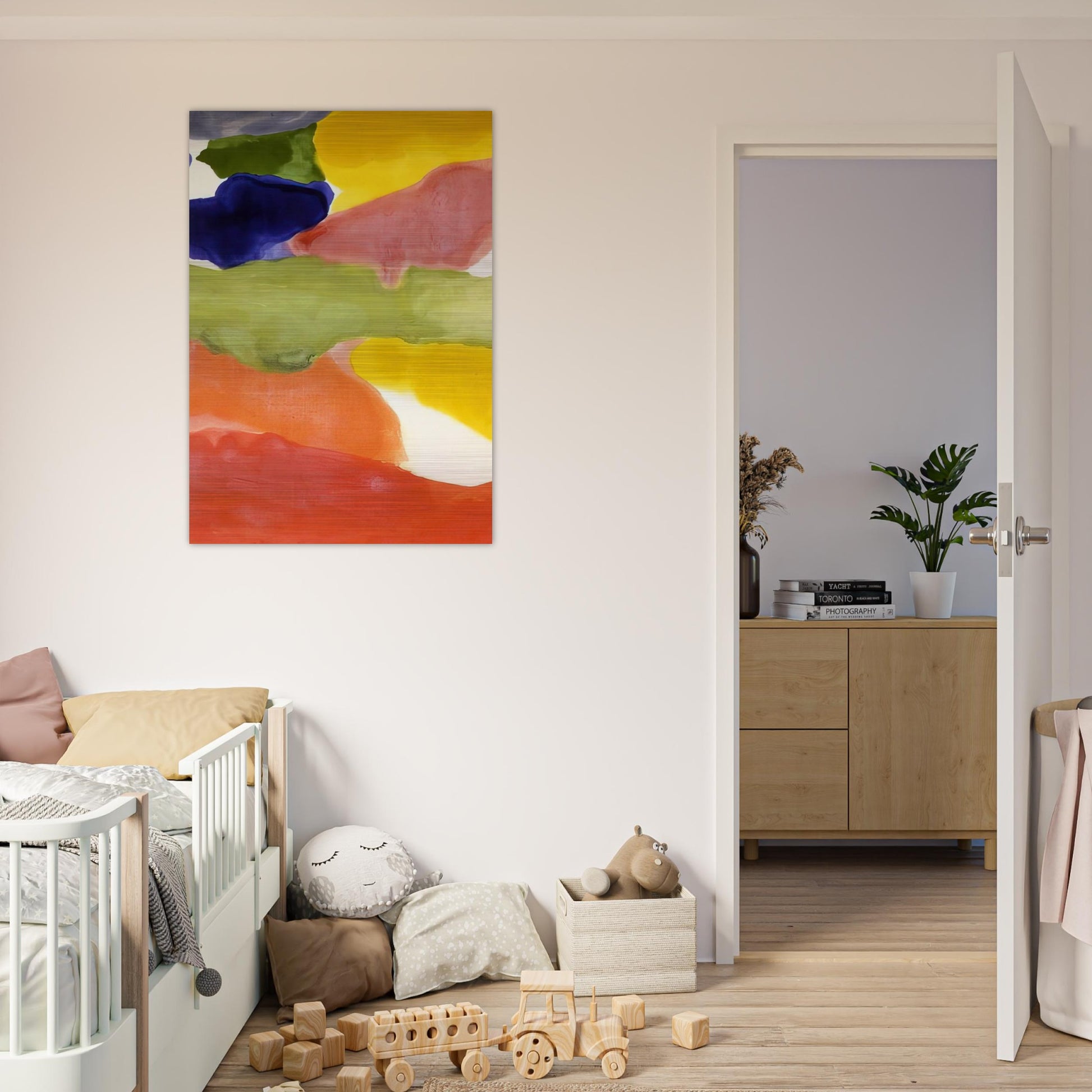 Tutti-Fruitti - 1966 - Helen Frankenthaler Brushed Aluminum Print - 70x100 cm / 28x40 inches | Helen Frankenthaler Aluminum Print | Helen Frankenthaler Prints