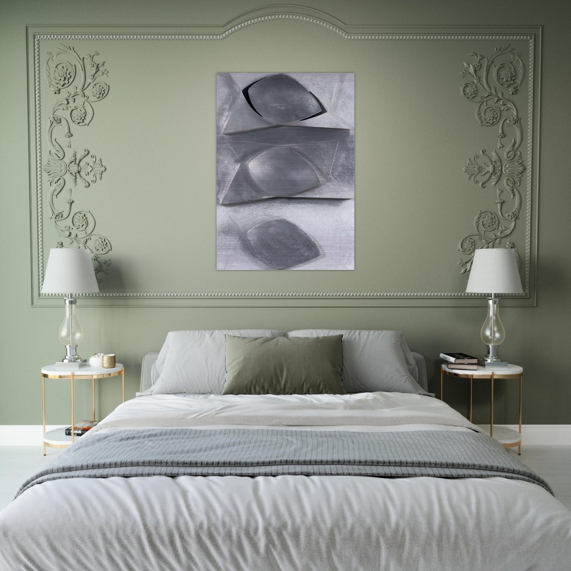 Composition-Relief - Concretism - Gyula Kosice Brushed Aluminum Print - 70x100 cm / 28x40 inches | Gyula Kosice Aluminum Print | Gyula Kosice Prints