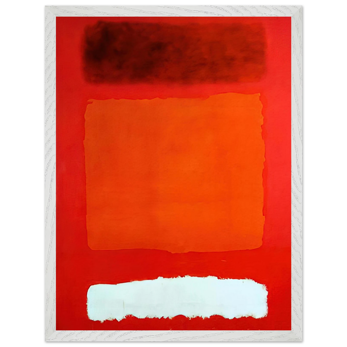 Mark Rothko - Red, White, and Brown - 1957 Wall Art - 60x80 cm / 24x32 inches - Fine Art Poster-canvas - -