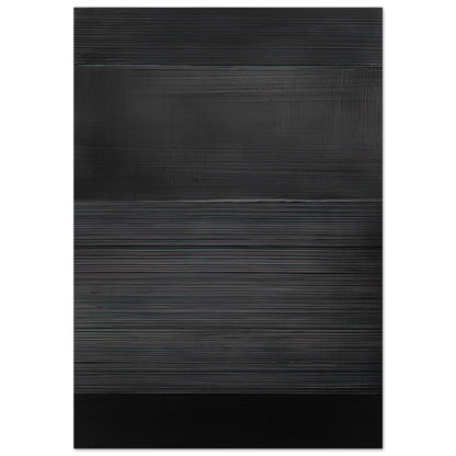 Peinture 324 x 181 cm, 17 novembre 2008 - 2008 - Pierre Soulages Brushed Aluminum Print - 70x100 cm / 28x40 inches | Pierre Soulages Aluminum Print | Pierre Soulages Prints