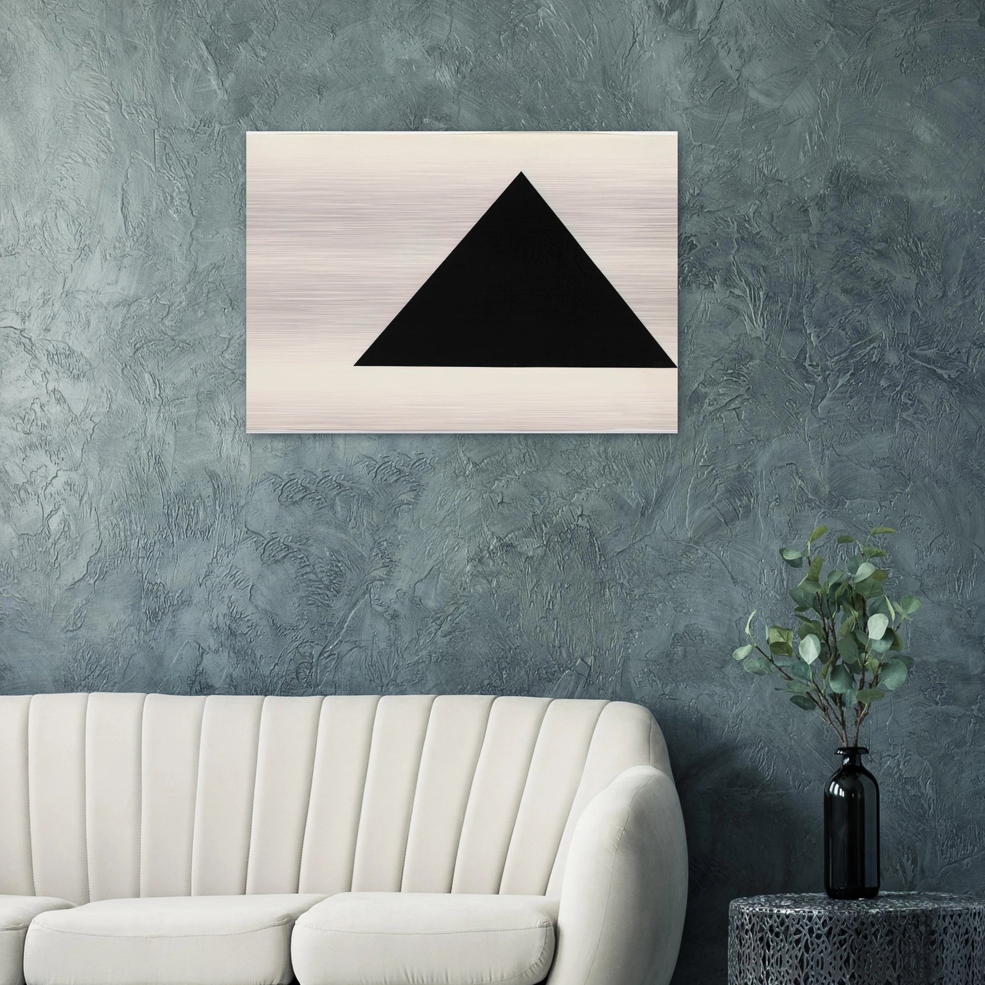 Triangle Form - Ellsworth Kelly Brushed Aluminum Print - 70x100 cm / 28x40 inches | Ellsworth Kelly Aluminum Print | Ellsworth Kelly Prints