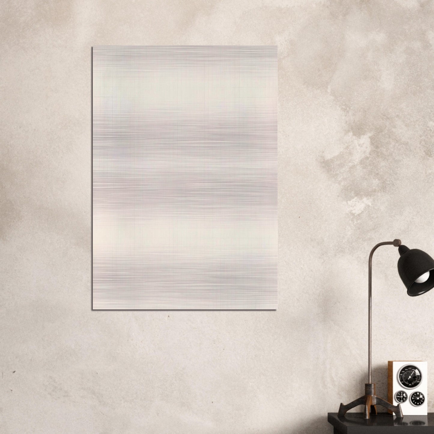 The Peach - Agnes Martin Brushed Aluminum Print - 70x100 cm / 28x40 inches | Agnes Martin Aluminum Print | Agnes Martin Prints