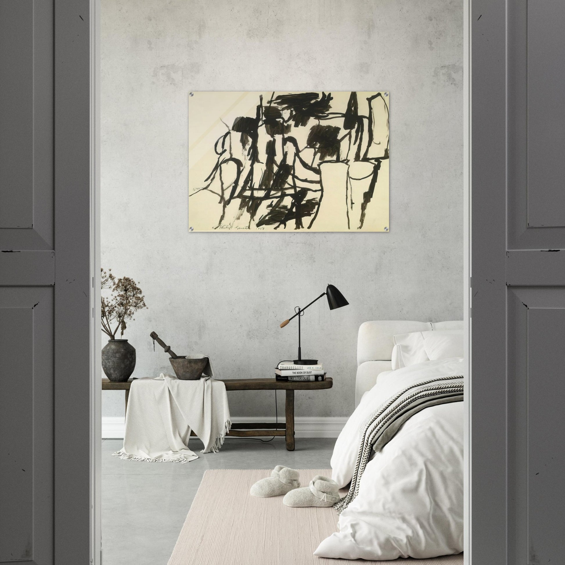 UNTITLED 4 - Philip Guston Acrylic Print - 70x100 cm / 28x40″ inches | Philip Guston Wall Art | Philip Guston Prints