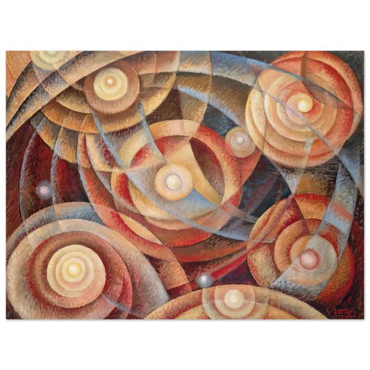 Gerardo Dottori - Ritmi astrali - 1916  75x100 cm / 30x40inches Fine Art Poster