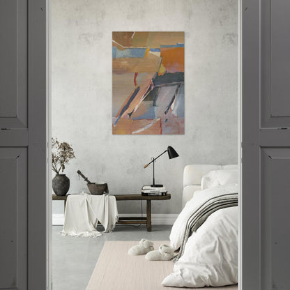 Berkeley #8 - Richard Diebenkorn Brushed Aluminum Print - 70x100 cm / 28x40 inches | Richard Diebenkorn Aluminum Print | Richard Diebenkorn Prints