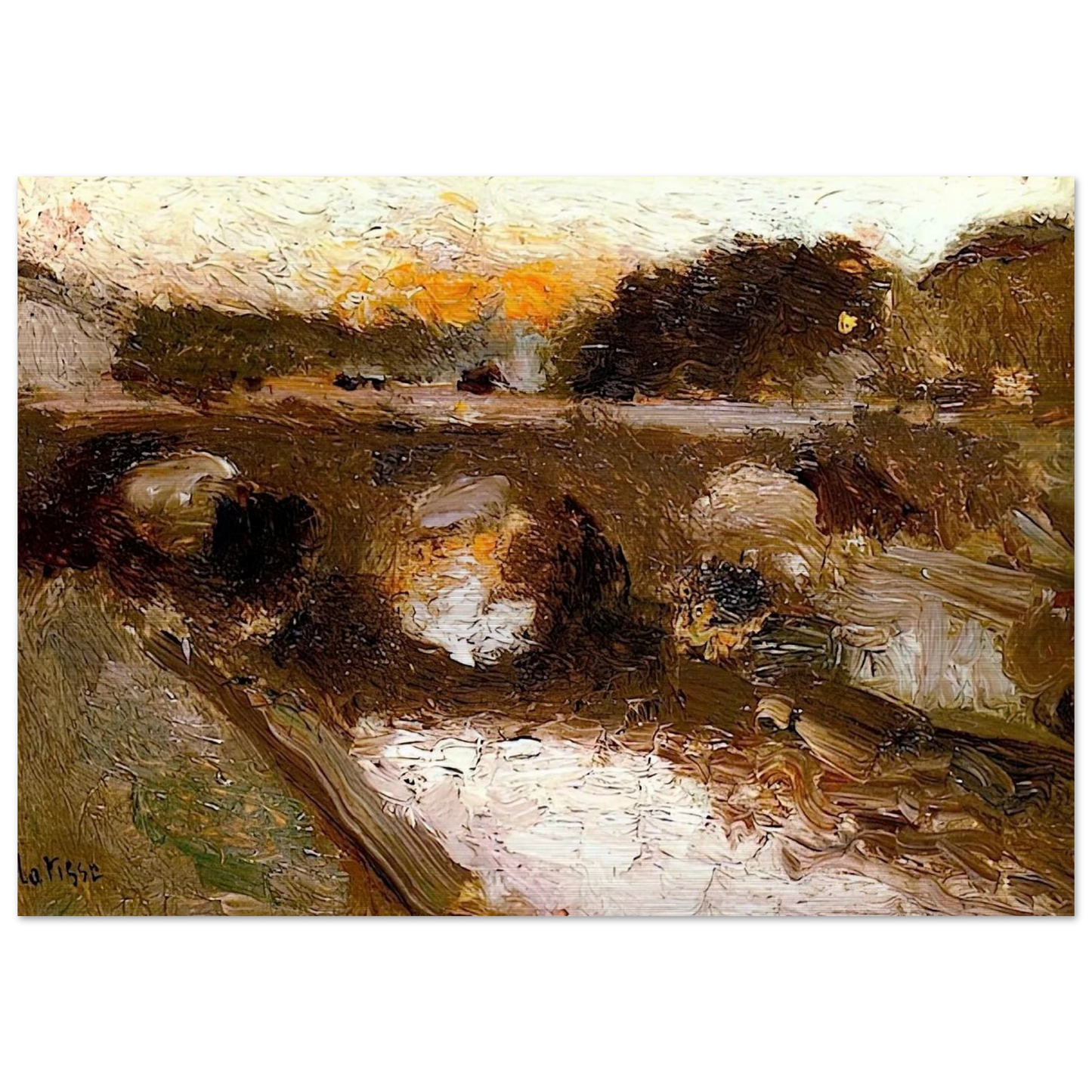 PONT SAINT MICHEL PARIS 1895 - Henri Matisse Brushed Aluminum Print - 70x100 cm / 28x40 inches | Henri Matisse Aluminum Print | Henri Matisse Prints