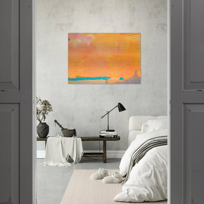 Royal Fireworks - 1975 - Helen Frankenthaler Brushed Aluminum Print - 70x100 cm / 28x40 inches | Helen Frankenthaler Aluminum Print | Helen Frankenthaler Prints