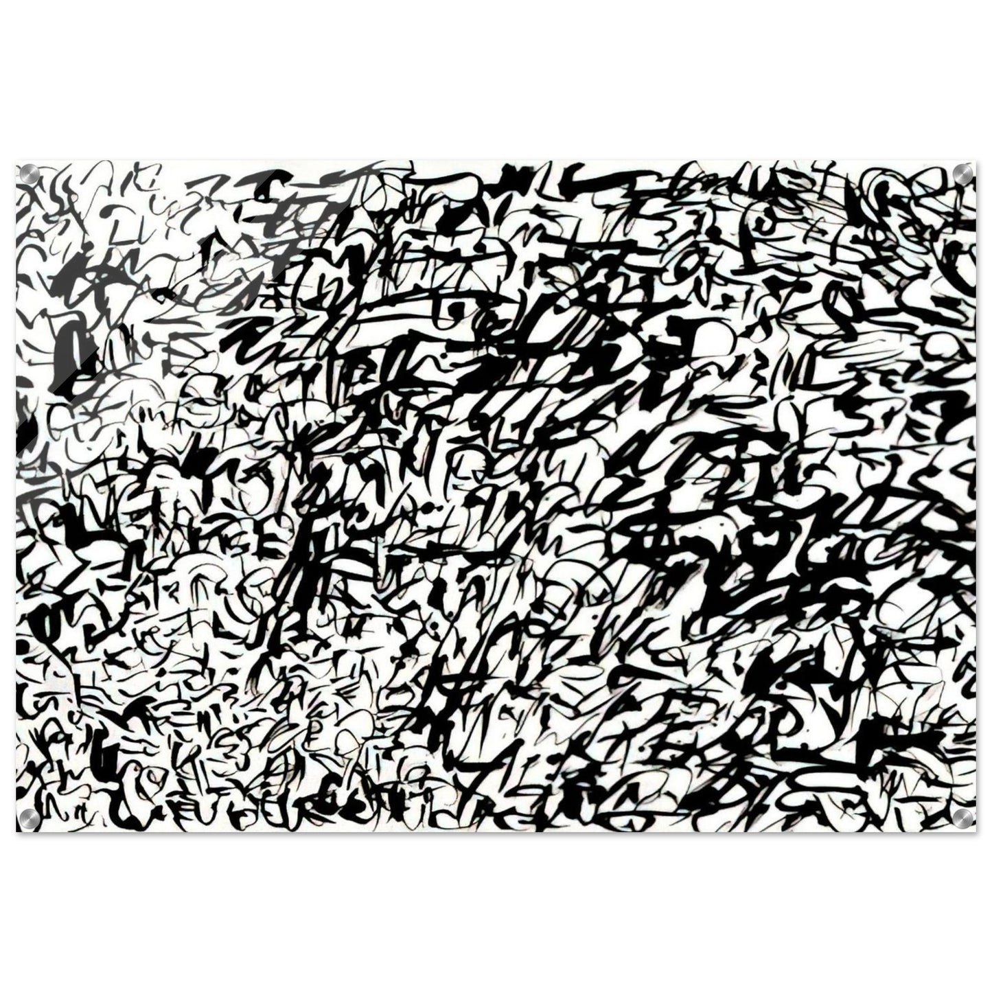 UNTITLED 1978 2 - Keith Haring Acrylic Print - 70x100 cm / 28x40″ inches | Keith Haring Wall Art | Keith Haring Prints