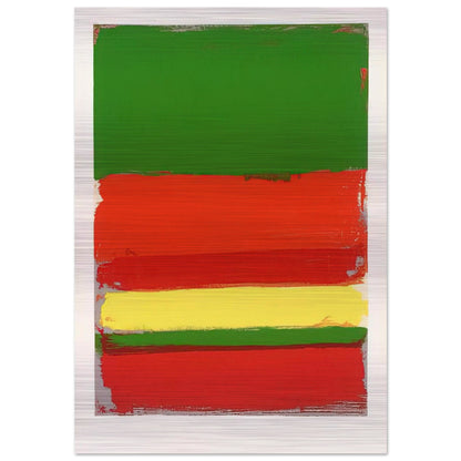 Untitled from the Shapes of Colour - 1978 - Patrick Heron Brushed Aluminum Print - 70x100 cm / 28x40 inches | Patrick Heron Aluminum Print | Patrick Heron Prints