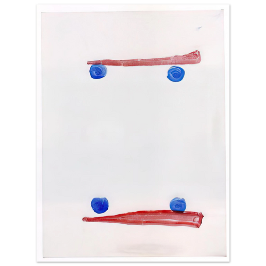 Raoul De Keyser - Opponents - 2007  75x100 cm / 30x40inches Fine Art Poster