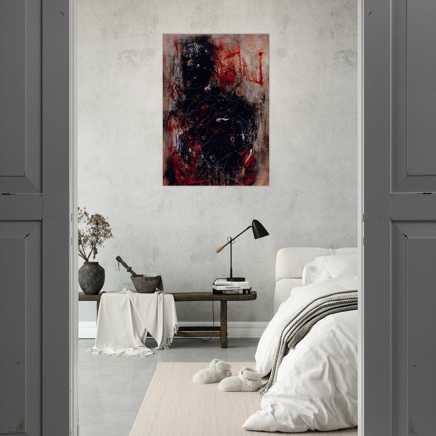 Oui, oui, oui - 1947 - Wols Brushed Aluminum Print - 70x100 cm / 28x40 inches | Wols Aluminum Print | Wols Prints