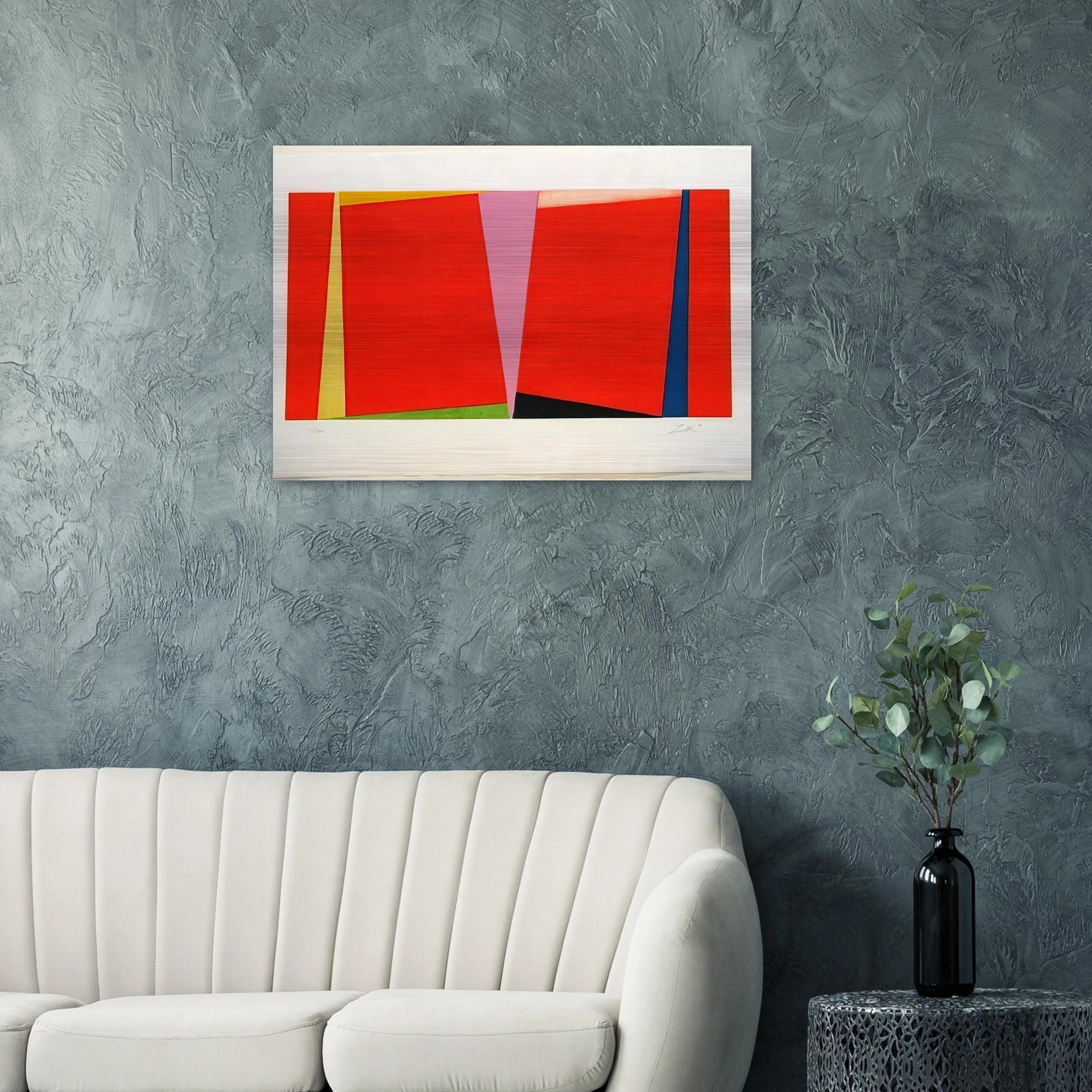 Untitled - 1970 - Larry Zox Brushed Aluminum Print - 70x100 cm / 28x40 inches | Larry Zox Aluminum Print | Larry Zox Prints