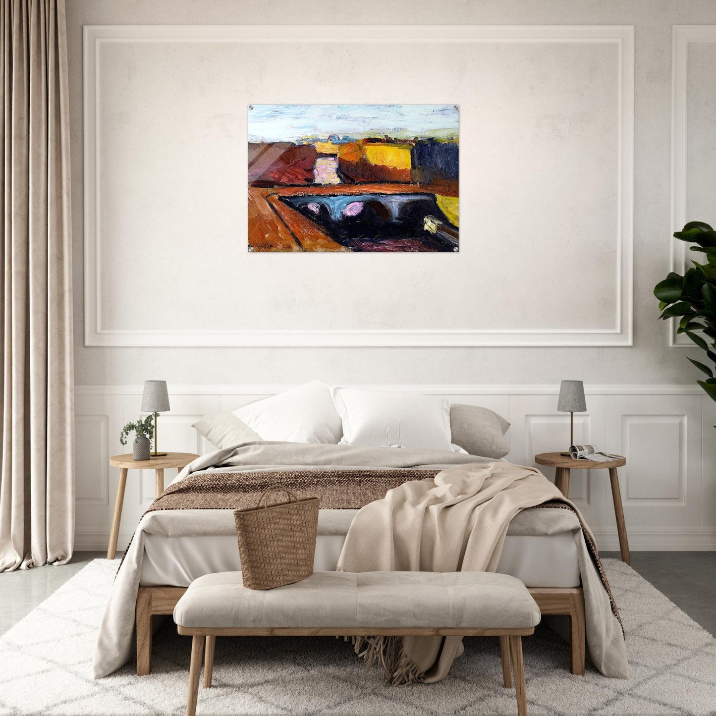 VIEW OF THE SEINE THE PONT SAINT MICHEL 1904 - Henri Matisse Acrylic Print - 70x100 cm / 28x40″ inches | Henri Matisse Wall Art | Henri Matisse Prints