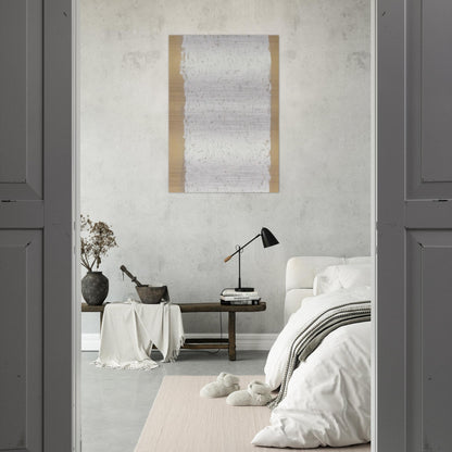 Enter - Robert Ryman Brushed Aluminum Print - 70x100 cm / 28x40 inches | Robert Ryman Aluminum Print | Robert Ryman Prints