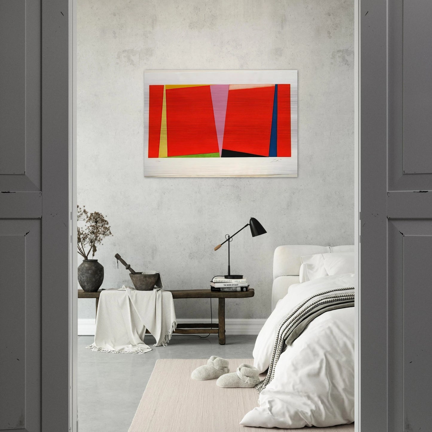 Untitled - 1970 - Larry Zox Brushed Aluminum Print - 70x100 cm / 28x40 inches | Larry Zox Aluminum Print | Larry Zox Prints