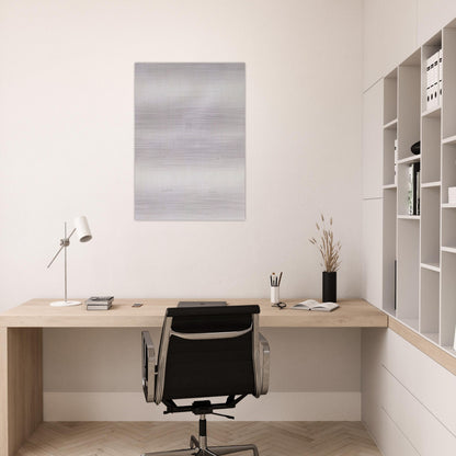 Similmente - Spatialism - Enrico Castellani Brushed Aluminum Print - 70x100 cm / 28x40 inches | Enrico Castellani Aluminum Print | Enrico Castellani Prints