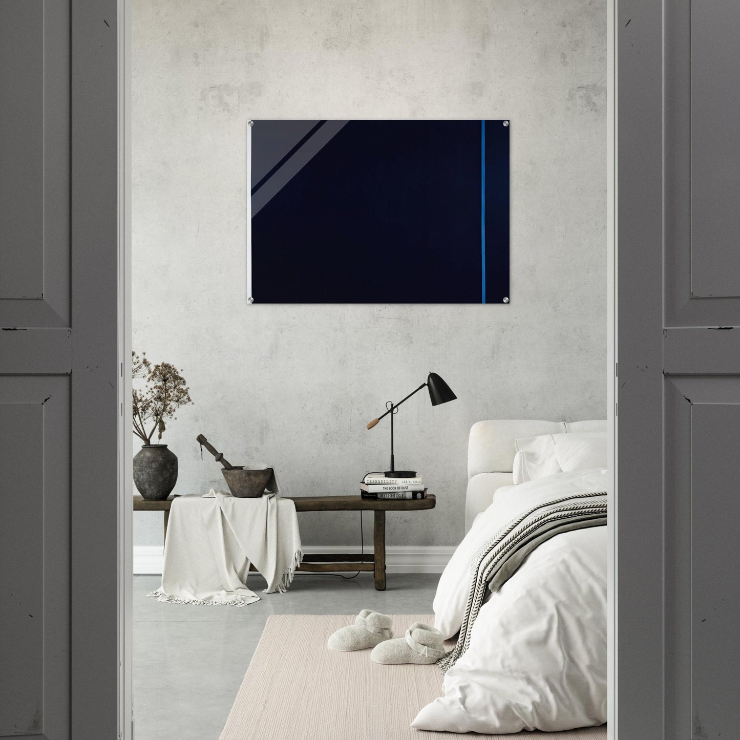 Midnight Blue - Barnett Newman Acrylic Print - 70x100 cm / 28x40″ inches | Barnett Newman Wall Art | Barnett Newman Prints