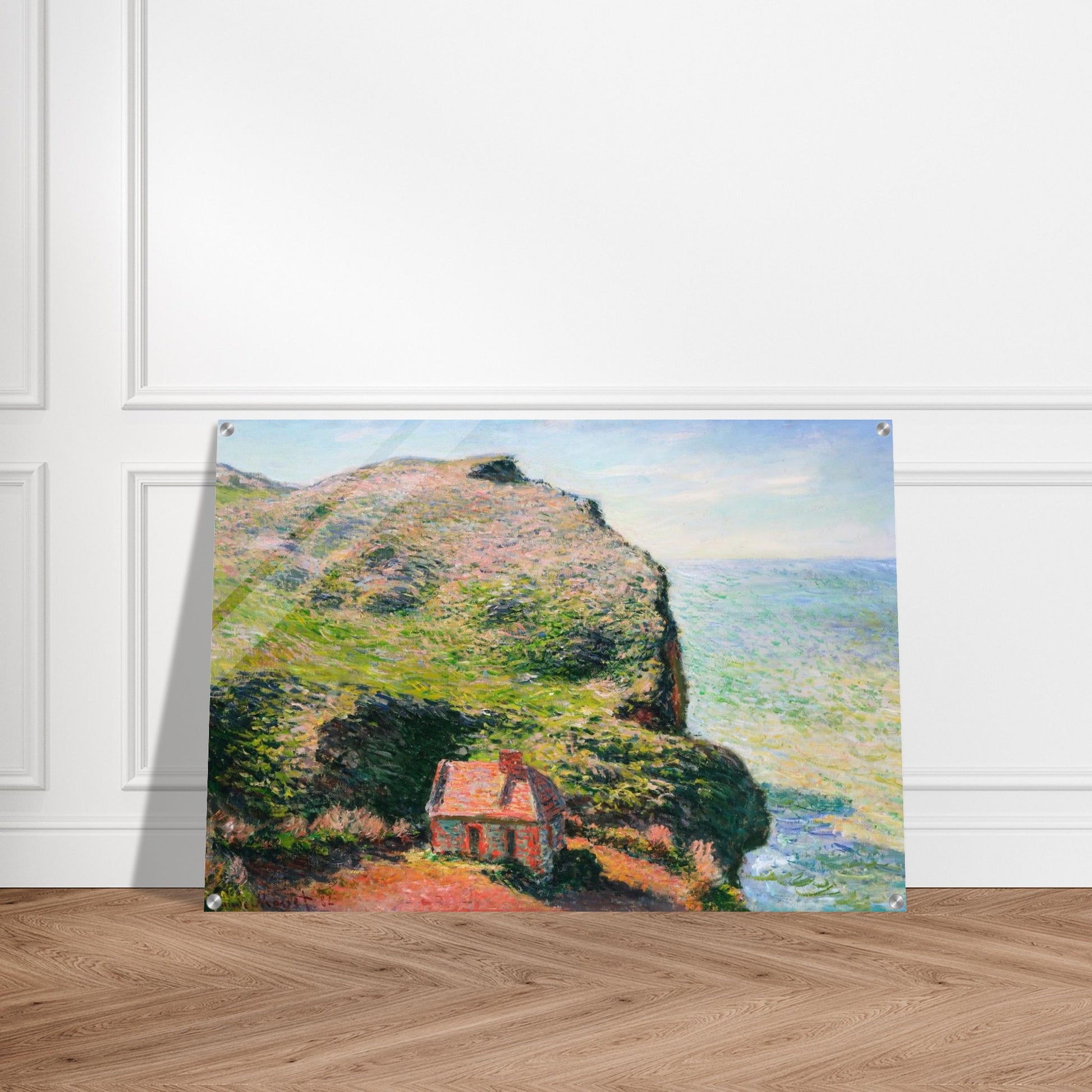 The Custom`s House - claude monet Acrylic Print - 70x100 cm / 28x40″ inches | claude monet Wall Art | claude monet Prints
