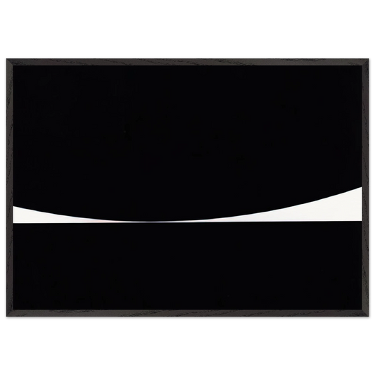 KISS 1961 - Bridget Riley 70x100 cm / 28x40 inches Framed Art Print – Black Wooden Frame