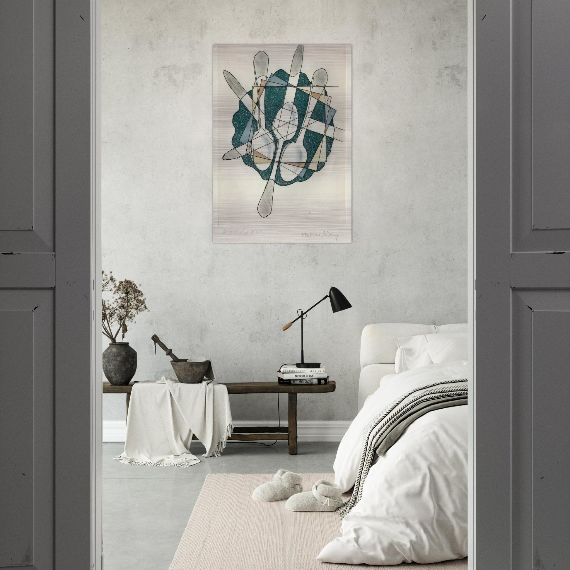 ELECTRO MAGIE - Man Ray Brushed Aluminum Print - 70x100 cm / 28x40 inches | Man Ray Aluminum Print | Man Ray Prints