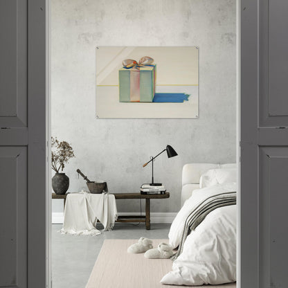 Gift Box - 1971 - Wayne Thiebaud Acrylic Print - 70x100 cm / 28x40″ inches