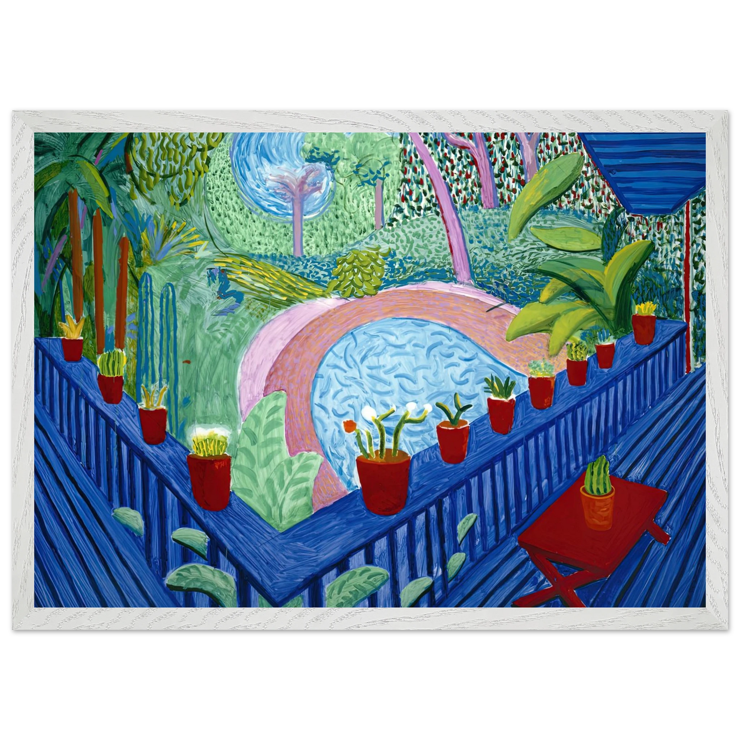 David Hockney - David Hockney Wall art - 45x60 cm / 18x24 inches - Fine Art Poster-canvas - -
