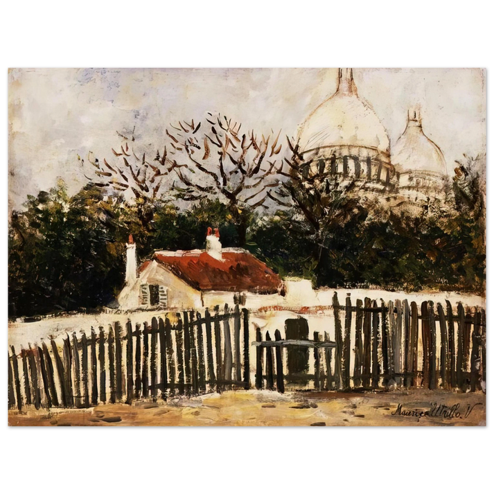 Maurice Utrillo - SACRE COEUR 2  75x100 cm / 30x40inches Fine Art Poster