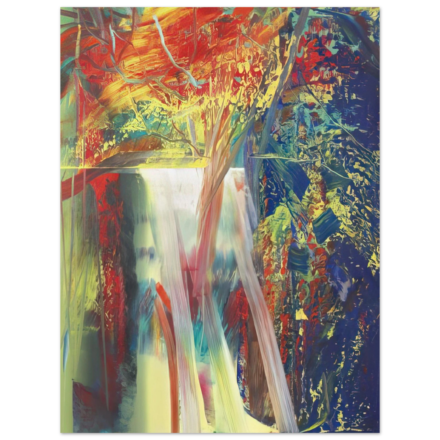 Gerhard Richter - ABSTRACT PAINTING 610 1  75x100 cm / 30x40inches Fine Art Poster