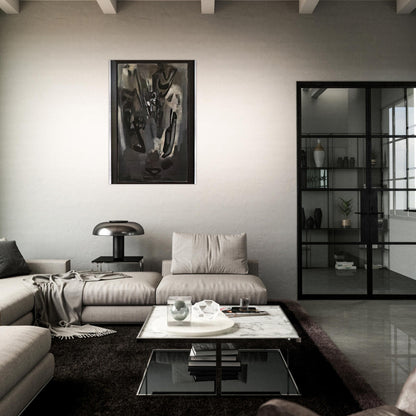 COMPOSITION 1959 - Chu teh Chun Brushed Aluminum Print - 70x100 cm / 28x40 inches | Chu teh Chun Aluminum Print | Chu teh Chun Prints
