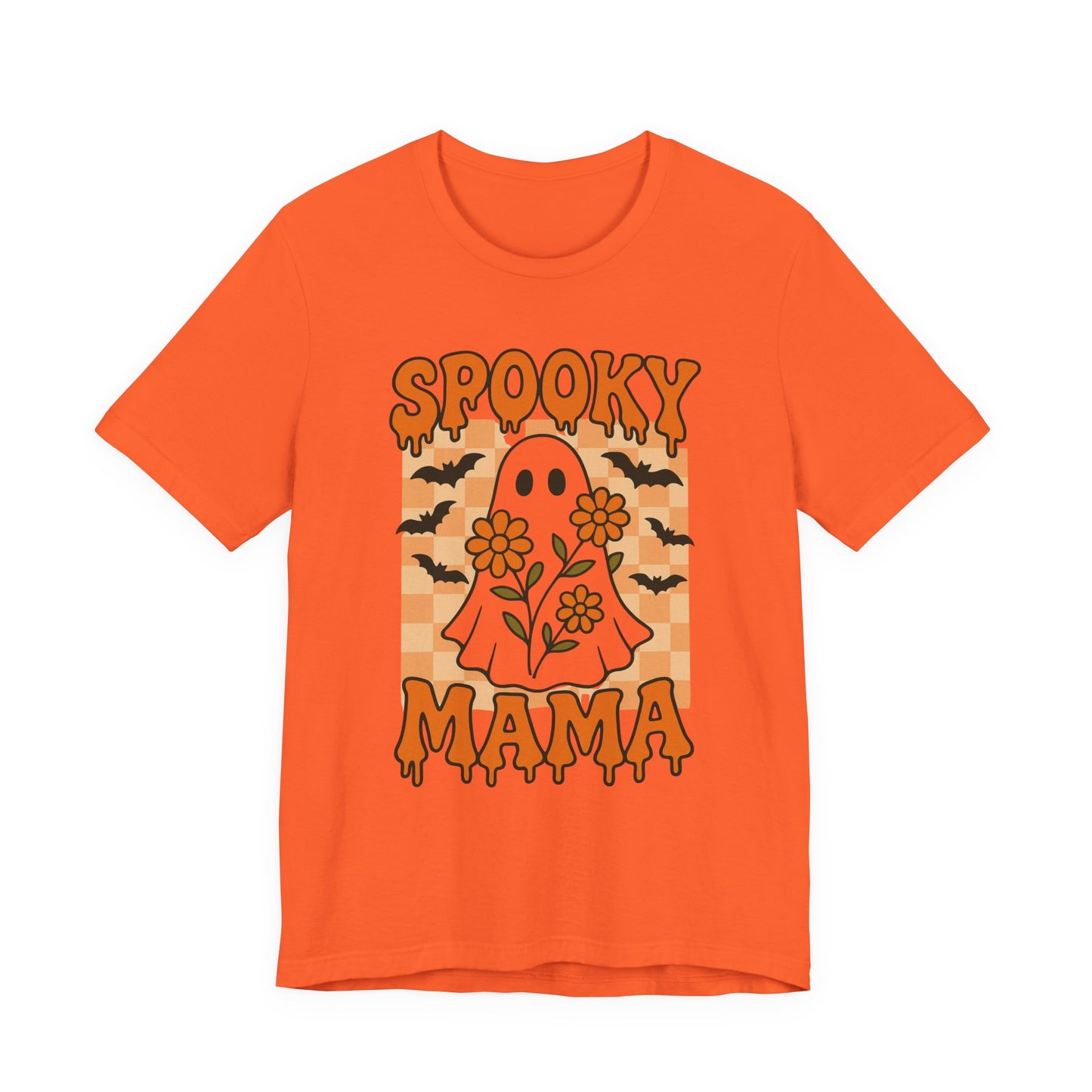 Spooky Mama Groovy Vintage Ghost Halloween Spooky Mom Mother