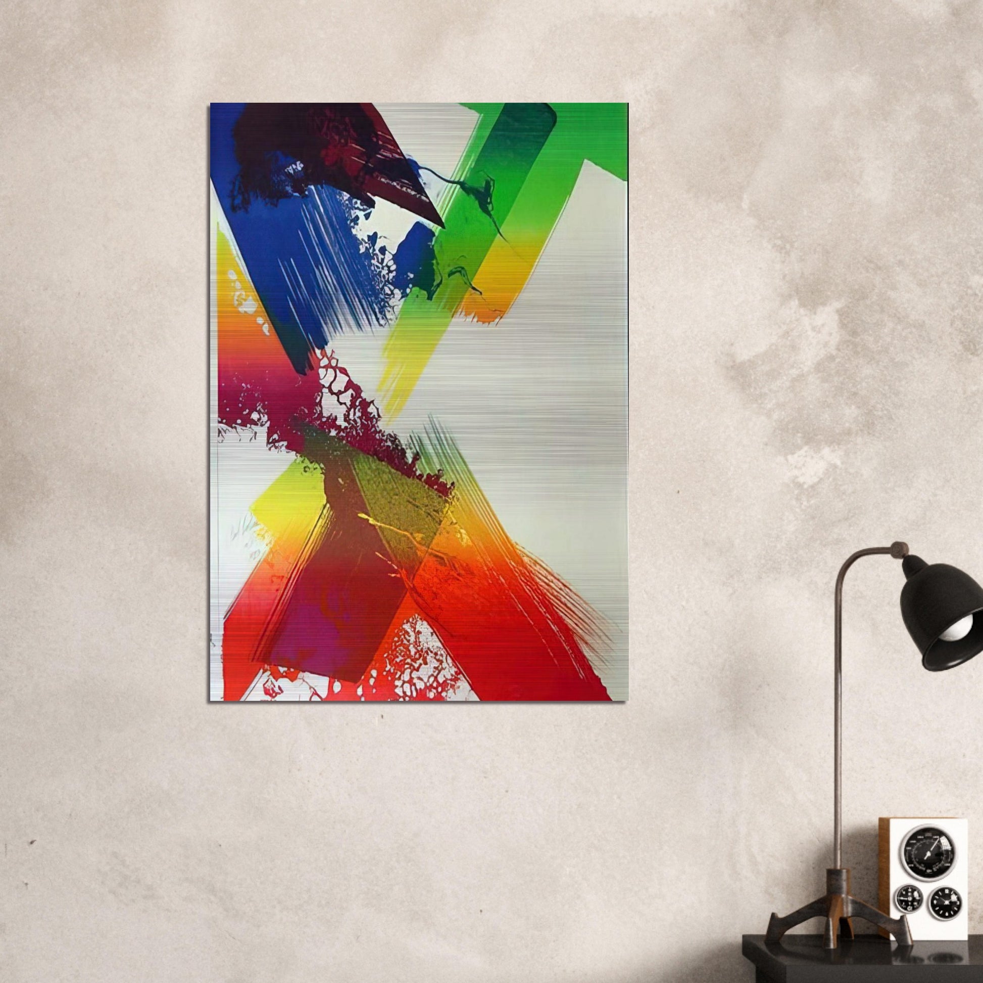 Untitled - Abstract Expressionism, Lyrical Abstraction - Paul Jenkins Brushed Aluminum Print - 70x100 cm / 28x40 inches | Paul Jenkins Aluminum Print | Paul Jenkins Prints
