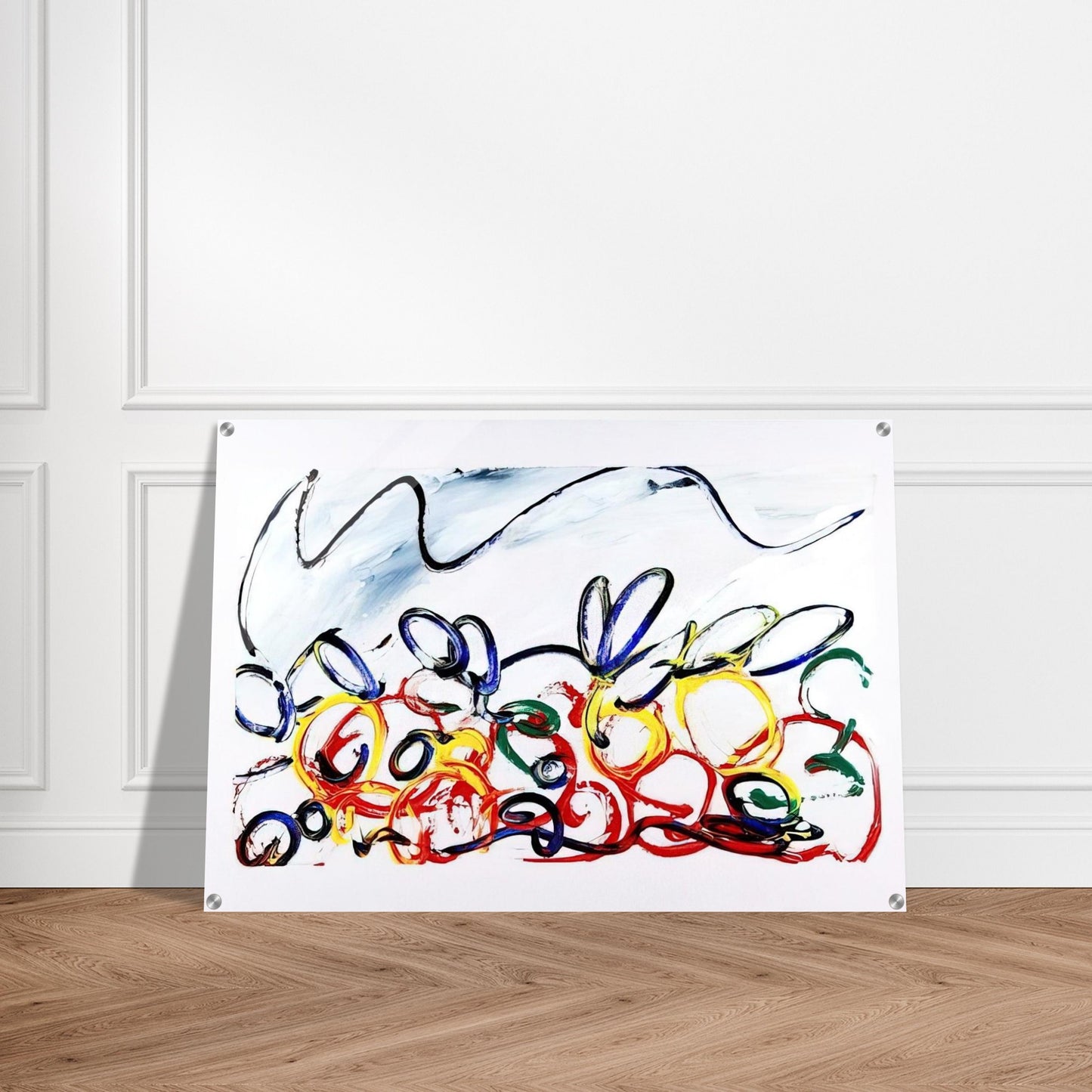 Acerbo - 1983 - Mario Schifano Acrylic Print - 70x100 cm / 28x40″ inches