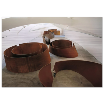 TORQUED ELLIPSES - Richard Serra Brushed Aluminum Print - 70x100 cm / 28x40 inches | Richard Serra Aluminum Print | Richard Serra Prints