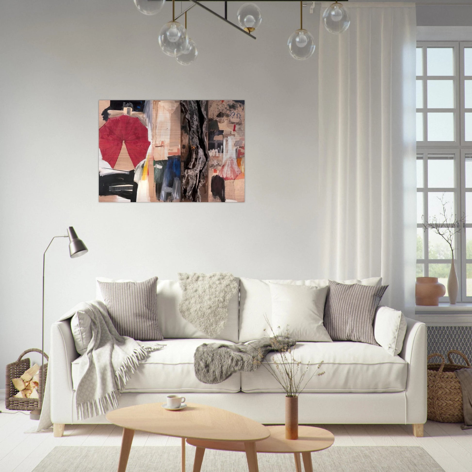 ALLEGORY 1960 - Robert Rauschenberg Brushed Aluminum Print - 70x100 cm / 28x40 inches | Robert Rauschenberg Aluminum Print | Robert Rauschenberg Prints