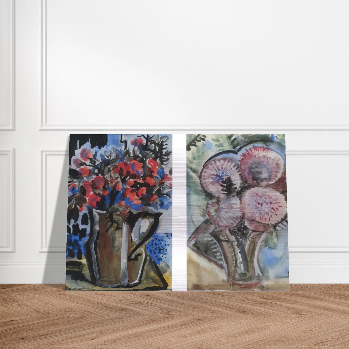 Still Life - Expressionism - Natalia Goncharova Brushed Aluminum Print - 70x100 cm / 28x40 inches | Natalia Goncharova Aluminum Print | Natalia Goncharova Prints