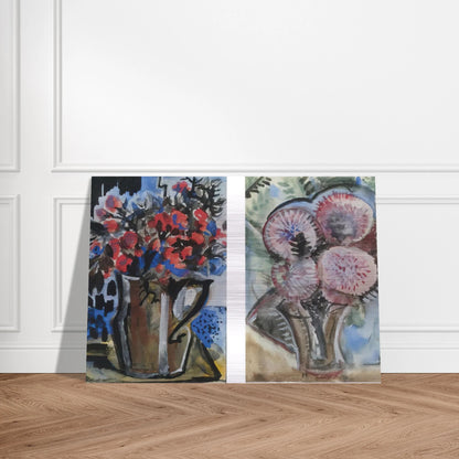 Still Life - Expressionism - Natalia Goncharova Brushed Aluminum Print - 70x100 cm / 28x40 inches | Natalia Goncharova Aluminum Print | Natalia Goncharova Prints