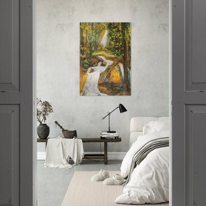 KOCHEL WATERFALL I - Wassily Kandinsky Brushed Aluminum Print - 70x100 cm / 28x40 inches | Wassily Kandinsky Aluminum Print | Wassily Kandinsky Prints