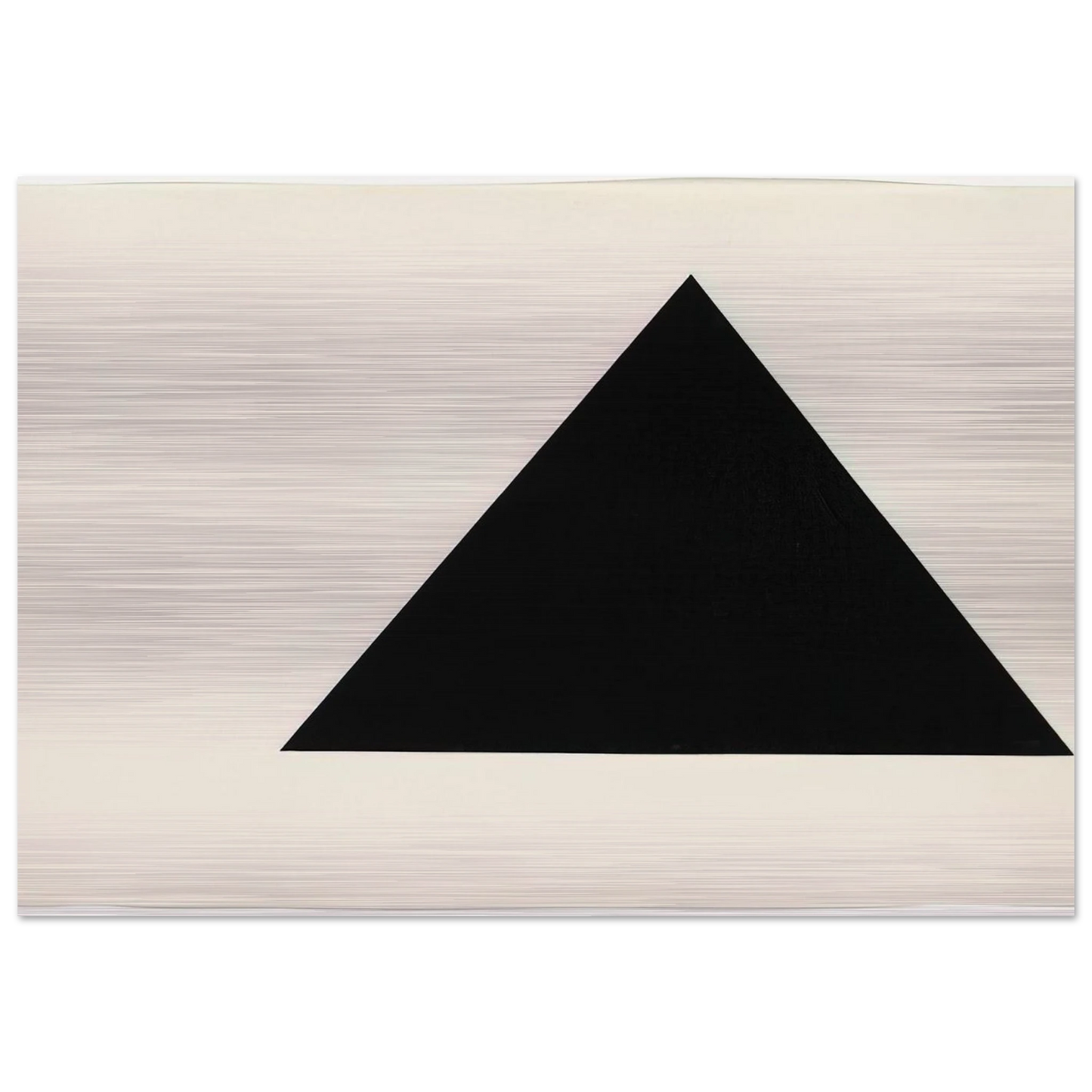 Triangle Form - Ellsworth Kelly Brushed Aluminum Print - 70x100 cm / 28x40 inches | Ellsworth Kelly Aluminum Print | Ellsworth Kelly Prints