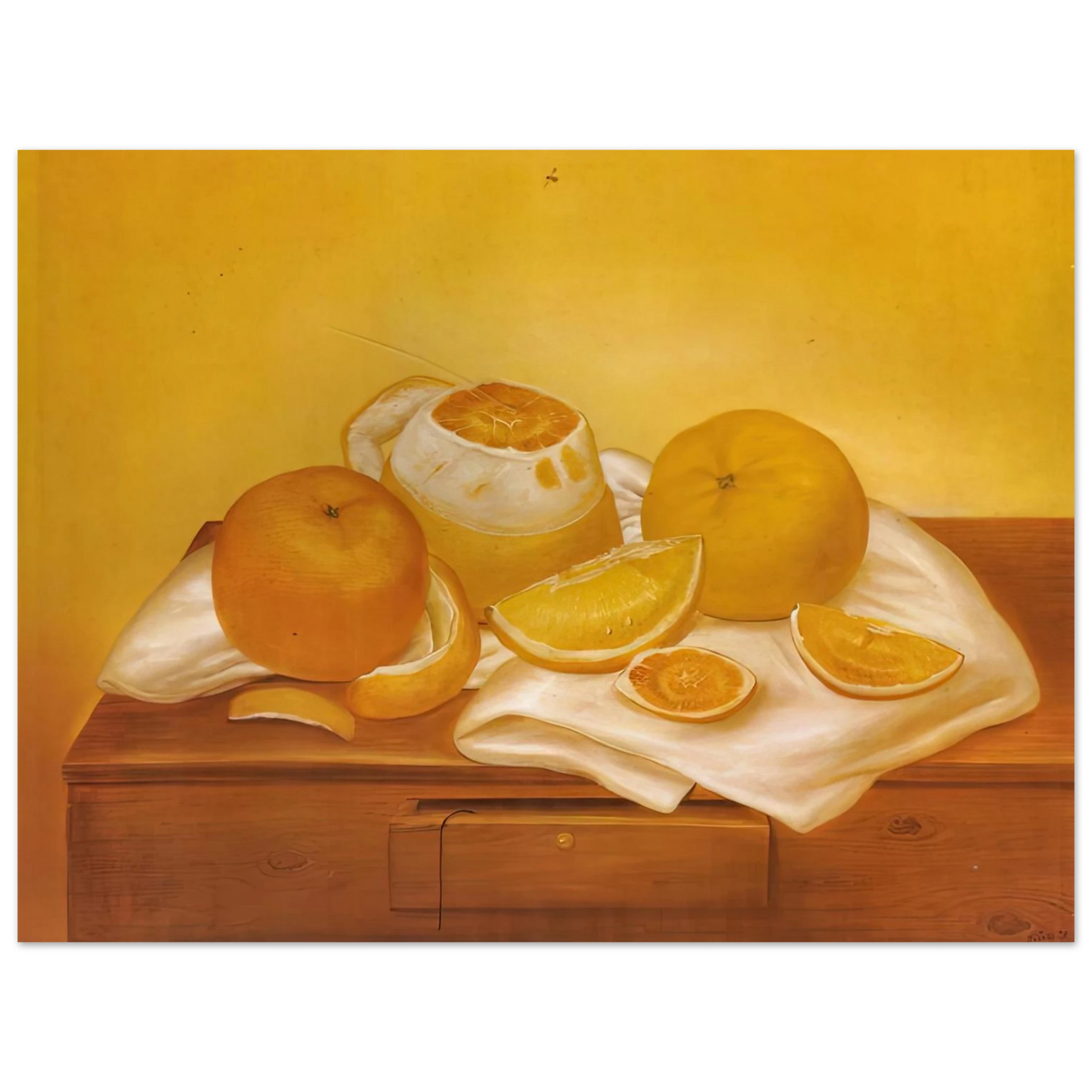 Fernando Botero - ORANGES  75x100 cm / 30x40inches Fine Art Poster