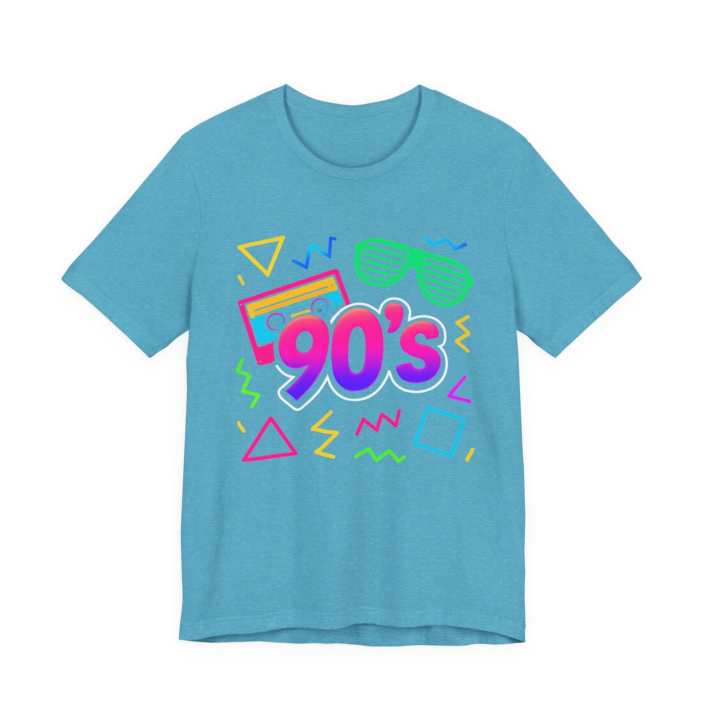 Música de la vieja escuela de los 90: ambiente arcade, clásico vintage de los 90. Camiseta retro de los 90 con la frase "Amo los años noventa".