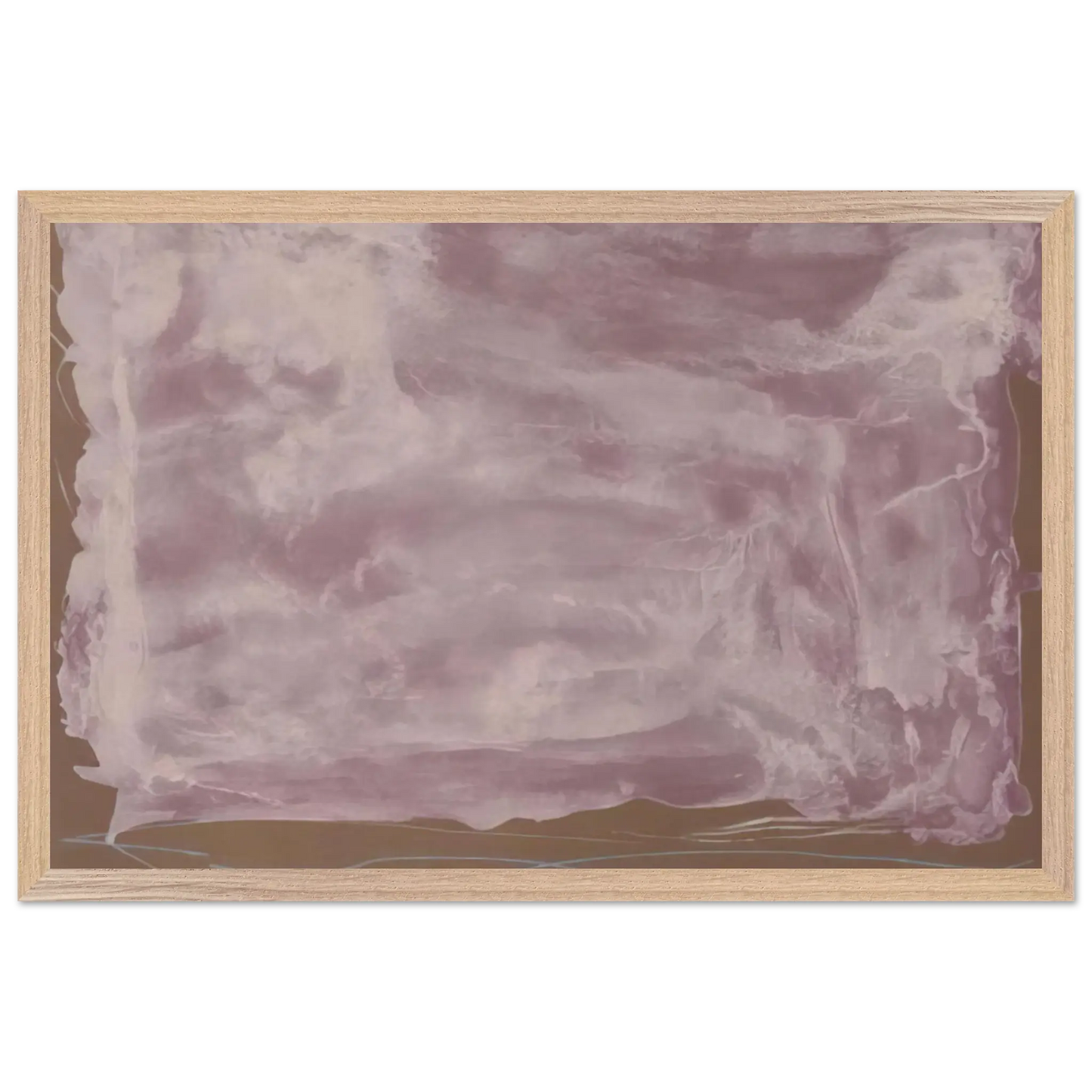 Helen Frankenthaler - Soho Dreams - 1987 Wall art - 20x25 cm / 8x10 Inches - Premium Wooden Framed Poster With Fine Art Paper - Wood frame