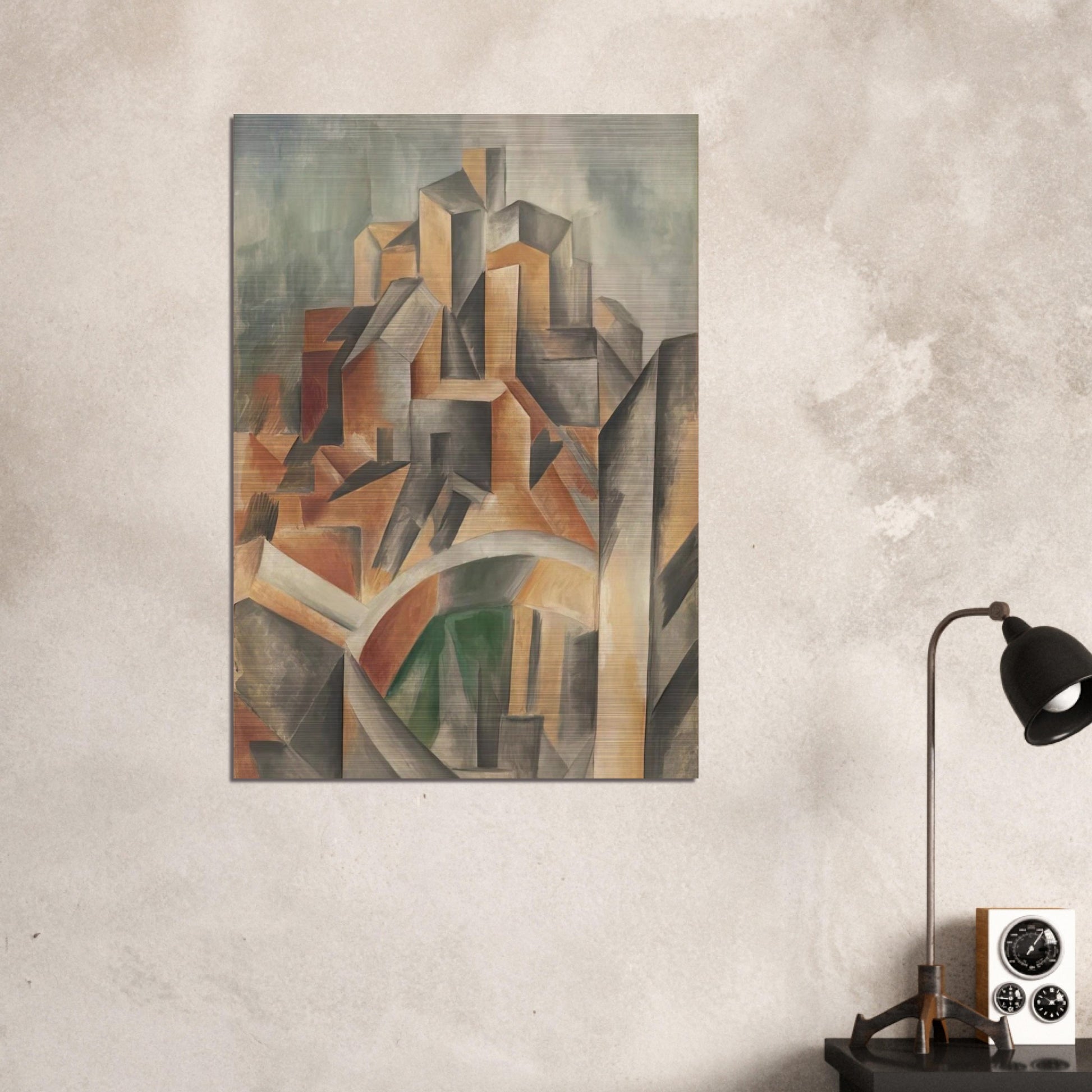The Reservoir, Horta de Ebro - Pablo Picasso Brushed Aluminum Print - 70x100 cm / 28x40 inches | Pablo Picasso Aluminum Print | Pablo Picasso Prints
