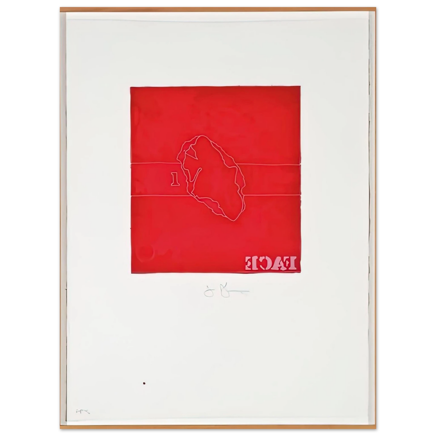 Jasper Johns - FACE CASTS FROM UNTITLED SERIES 1974  75x100 cm / 30x40inches Fine Art Poster